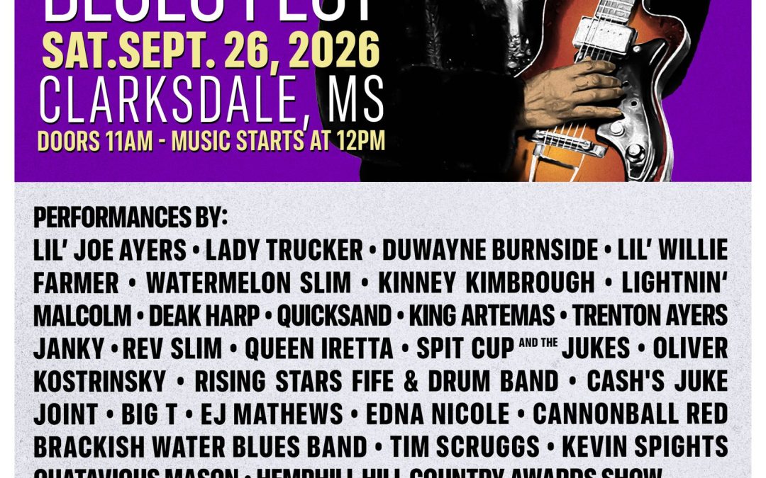 09/26/2026 Jessie Mae Hemphill Hill Country Blues Fest